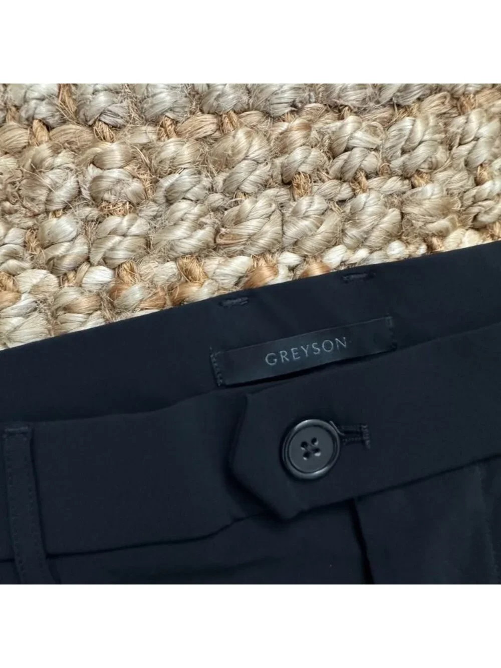 Greyson Pants Mens 32 Black Montauk Stretch Joggers Pants Performance Golf